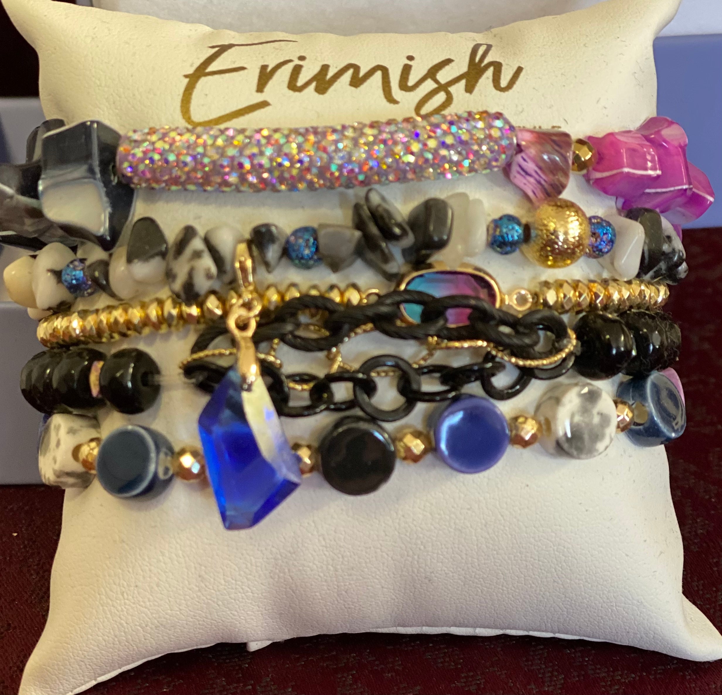 Amazon.com: Erimish Queen of Hearts Bracelet Stack - Fashion Jewelry:  Clothing, Shoes & Jewelry